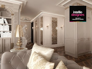 Apartament pałacowy w Krakowie - projektant wnętrz - Salon, styl tradycyjny - zdjęcie od Intellio designers projekty wnętrz