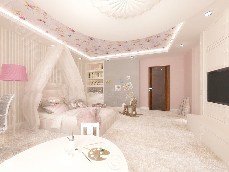 Pokoje dziecięce od Intellio designers - Pokój dziecka, styl glamour - zdjęcie od Intellio designers projekty wnętrz