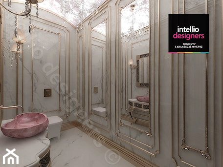 Aranżacje wnętrz - Łazienka: Projektant luksusowych łazienek Intellio designers - Intellio designers projekty wnętrz. Przeglądaj, dodawaj i zapisuj najlepsze zdjęcia, pomysły i inspiracje designerskie. W bazie mamy już prawie milion fotografii!