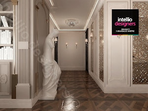 Apartament pałacowy w Krakowie - projektant wnętrz - Hol / przedpokój, styl tradycyjny - zdjęcie od Intellio designers projekty wnętrz