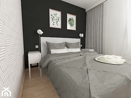 Aranżacje wnętrz - Sypialnia: Dom_pniewy - Sypialnia - white interior design. Przeglądaj, dodawaj i zapisuj najlepsze zdjęcia, pomysły i inspiracje designerskie. W bazie mamy już prawie milion fotografii!