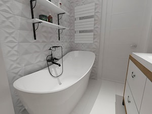 mieszkanie 70 m2 - Łazienka, styl nowoczesny - zdjęcie od white interior design