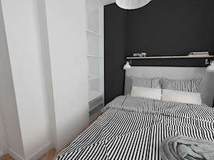 Dom w zabudowie szeregowej - Sypialnia, styl nowoczesny - zdjęcie od white interior design