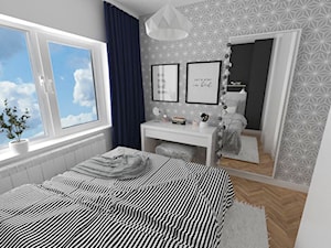 Dom w zabudowie szeregowej - Sypialnia, styl nowoczesny - zdjęcie od white interior design