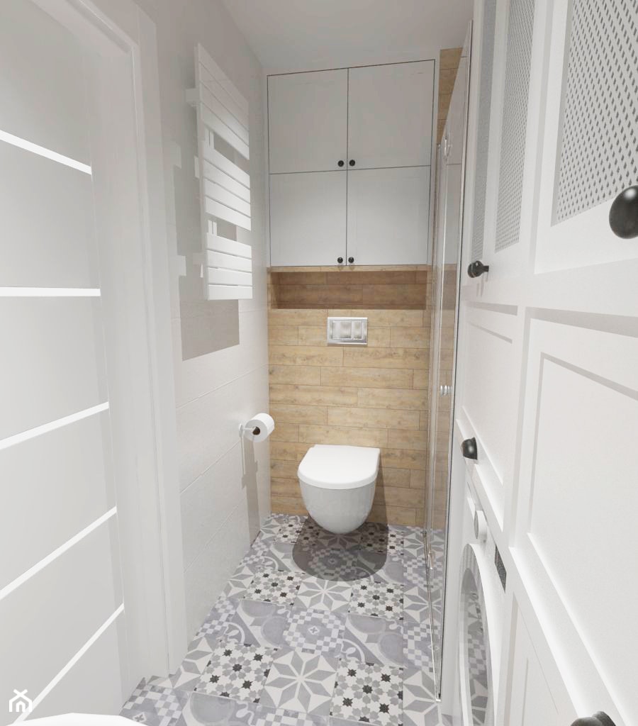 Projekt małego mieszkania - Łazienka - zdjęcie od white interior design