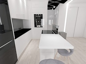 Meszkanie 45 m2 - Kuchnia, styl minimalistyczny - zdjęcie od white interior design