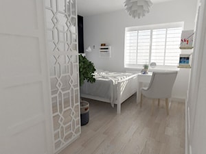 Projekt małego mieszkania - Sypialnia - zdjęcie od white interior design