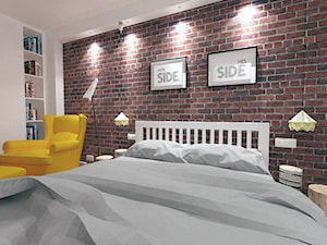 Sypialnia 26m2 - Sypialnia, styl nowoczesny - zdjęcie od white interior design