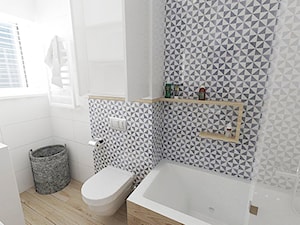 Dom w zabudowie szeregowej - Łazienka, styl nowoczesny - zdjęcie od white interior design