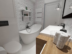 mieszkanie 70 m2 - Łazienka, styl nowoczesny - zdjęcie od white interior design