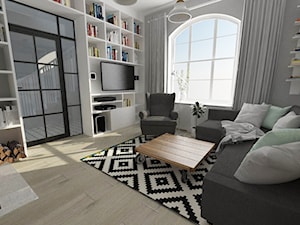 Drugie życie starego domu - Salon - zdjęcie od white interior design