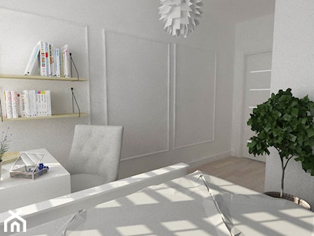 Aranżacje wnętrz - Pokój dziecka: Projekt małego mieszkania - Pokój dziecka - white interior design. Przeglądaj, dodawaj i zapisuj najlepsze zdjęcia, pomysły i inspiracje designerskie. W bazie mamy już prawie milion fotografii!