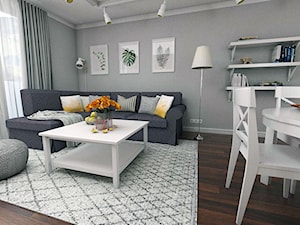 mieszkanie 70 m2 - Salon - zdjęcie od white interior design