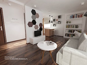 Metamorfoza kawalerki 33m2 - zdjęcie od white interior design