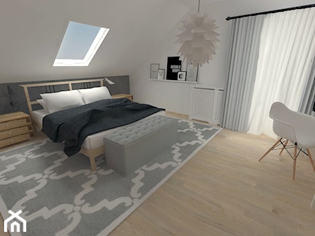 Aranżacje wnętrz - Sypialnia: Sypialnia - Sypialnia, styl nowoczesny - white interior design. Przeglądaj, dodawaj i zapisuj najlepsze zdjęcia, pomysły i inspiracje designerskie. W bazie mamy już prawie milion fotografii!