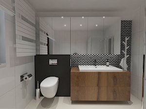 Dom_pniewy - Łazienka, styl nowoczesny - zdjęcie od white interior design