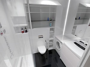 Meszkanie 45 m2 - Łazienka, styl minimalistyczny - zdjęcie od white interior design