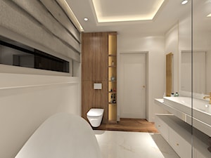 Elegancka łazienka z wanną i prysznicem - zdjęcie od MKdezere