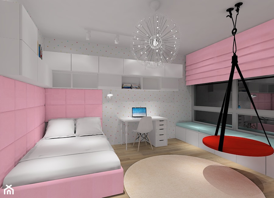 Projekt pokoju dla dziewczynki. - zdjęcie od MKdezere
