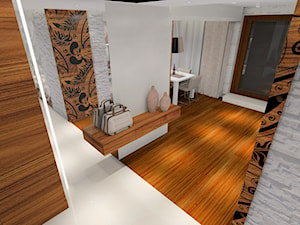 Przytulne mieszkanie - Średni biały hol / przedpokój, styl nowoczesny - zdjęcie od MKdezere