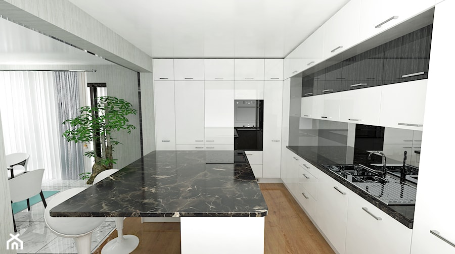 Modern Home - Kuchnia, styl nowoczesny - zdjęcie od DESCAD - Pracownia Projektowa Wnętrz i Mebli