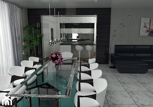 Modern Home - Jadalnia, styl nowoczesny - zdjęcie od DESCAD - Pracownia Projektowa Wnętrz i Mebli