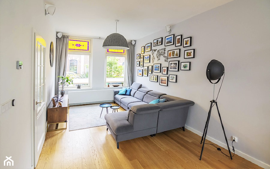 Dom w Holandii - Salon, styl skandynawski - zdjęcie od Pogotowie Wnętrzarskie
