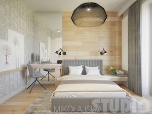 sypialnia w barwach natury - zdjęcie od MIKOŁAJSKAstudio