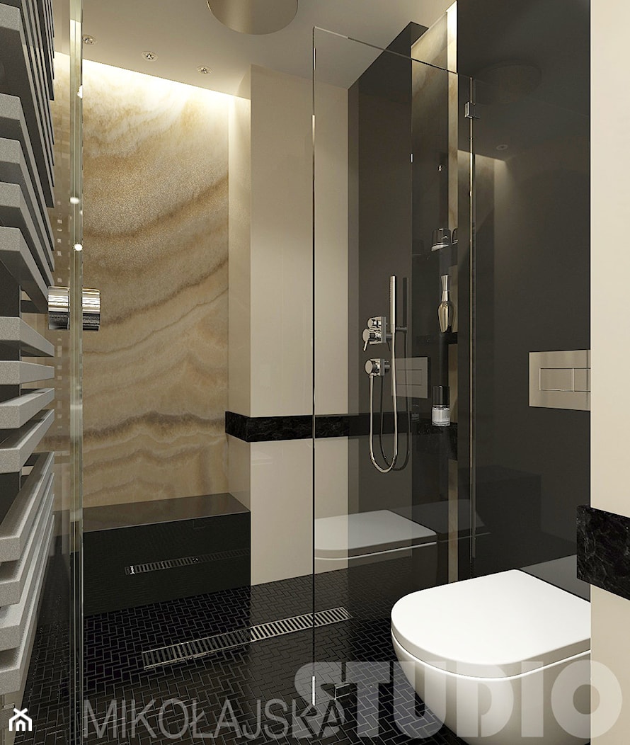 Projekt łazienki z wyższej półki - zdjęcie od MIKOŁAJSKAstudio - Homebook