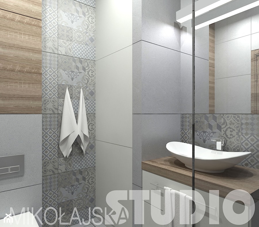 bathroom-new-design - zdjęcie od MIKOŁAJSKAstudio