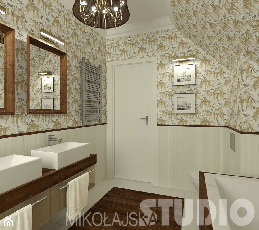 Łazienka w stylu eklektycznym - zdjęcie od MIKOŁAJSKAstudio