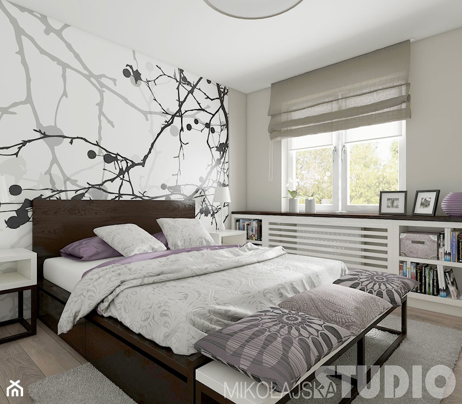 Sypialnia w stylu skandynawskim - zdjęcie od MIKOŁAJSKAstudio