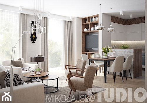 apartament w stylu nowojorskim - zdjęcie od MIKOŁAJSKAstudio