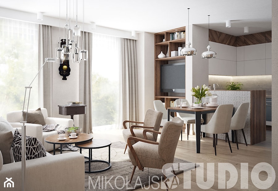 apartament w stylu nowojorskim - zdjęcie od MIKOŁAJSKAstudio