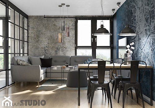 salon w stylu loft - zdjęcie od MIKOŁAJSKAstudio