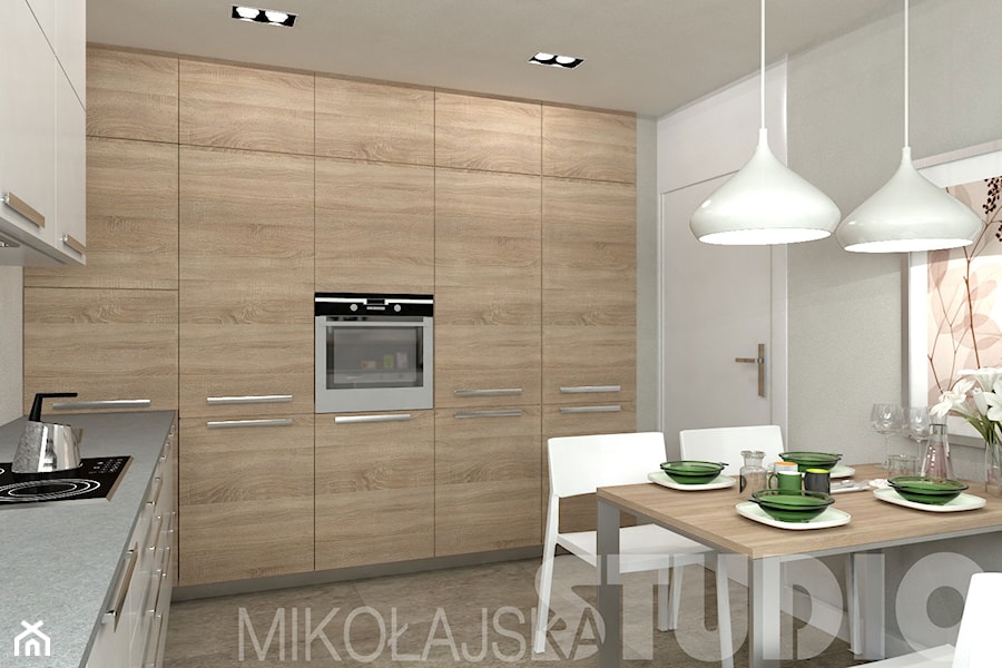 drewno kuchnia-kitchen timber - zdjęcie od MIKOŁAJSKAstudio