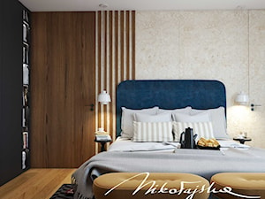 DOM PEŁEN KOLORÓW - Sypialnia, styl nowoczesny - zdjęcie od MIKOŁAJSKAstudio