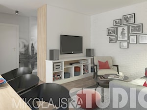 british home project kąt wypoczynkowy w nieduzym mieszkaniu - zdjęcie od MIKOŁAJSKAstudio