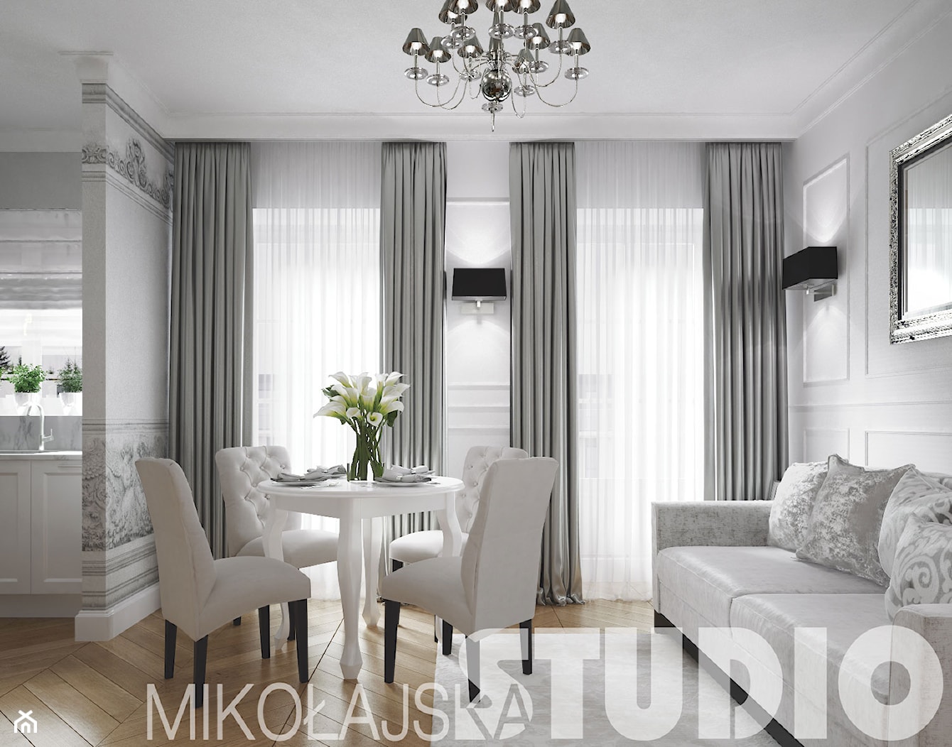 glamour-style-apartment - zdjęcie od MIKOŁAJSKAstudio - Homebook