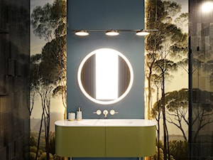 stylowa łazienka - zieleń - zdjęcie od MIKOŁAJSKAstudio