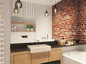 minimalistyczna nowoczesna łazienka - zdjęcie od MIKOŁAJSKAstudio