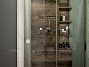 łazienka-przestronny prysznic - zdjęcie od MIKOŁAJSKAstudio