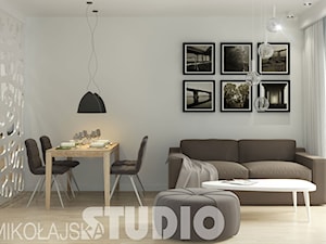 Salon z jadalnia\ą - zdjęcie od MIKOŁAJSKAstudio