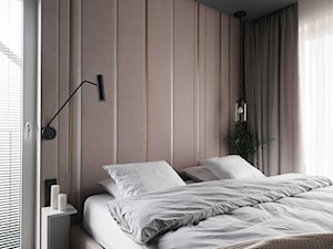 DOM W WIELICZCE - zdjęcia - Mała szara sypialnia, styl nowoczesny - zdjęcie od MIKOŁAJSKAstudio