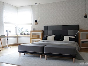 bedroom spacious scandinavian style - zdjęcie od MIKOŁAJSKAstudio