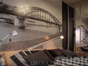 Sypialnia z widokiem na Kraków - zdjęcie od MIKOŁAJSKAstudio