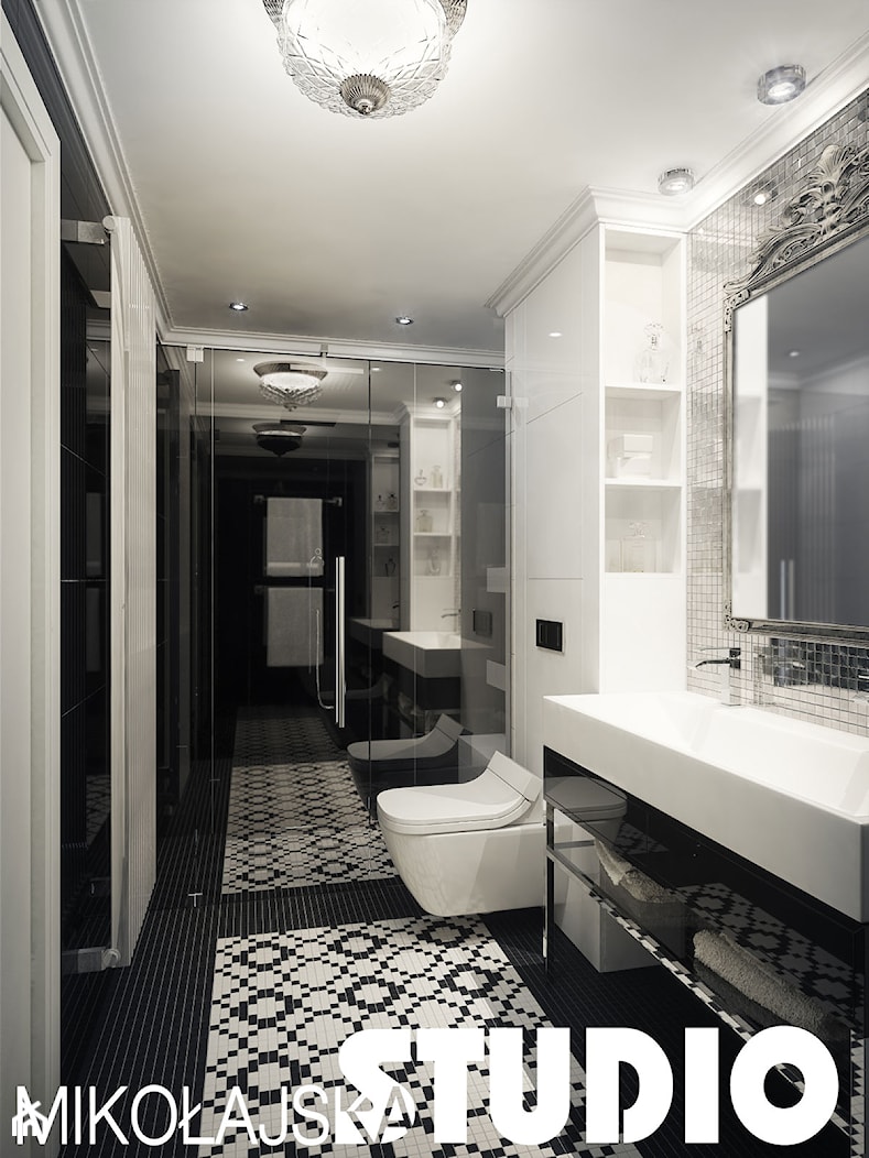 glamuour-style-bathroom - zdjęcie od MIKOŁAJSKAstudio - Homebook