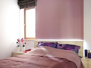 Sypialnia we fioletach - zdjęcie od MIKOŁAJSKAstudio
