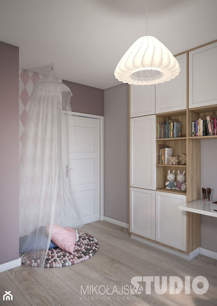 Pastelowy pokój dla dziewczynki - zdjęcie od MIKOŁAJSKAstudio - Homebook