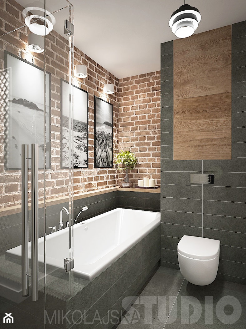 LOFT style - Średnia łazienka, styl industrialny - zdjęcie od MIKOŁAJSKAstudio - Homebook